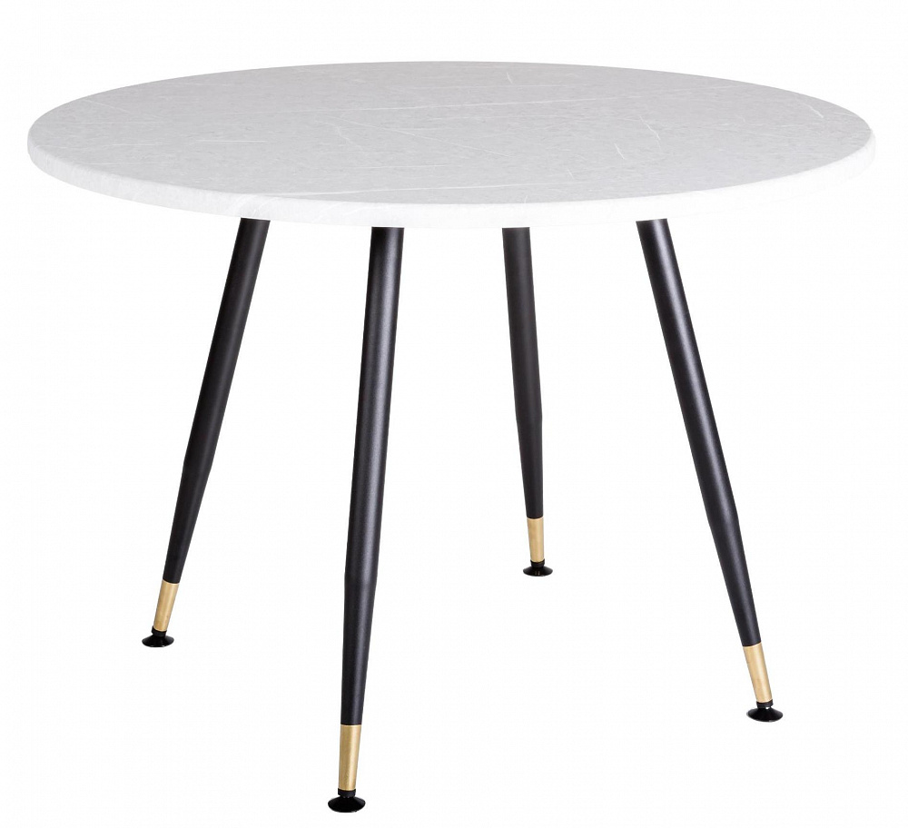 Стол обеденный R-Home Месси d110 мрамор бьянко - TheHome