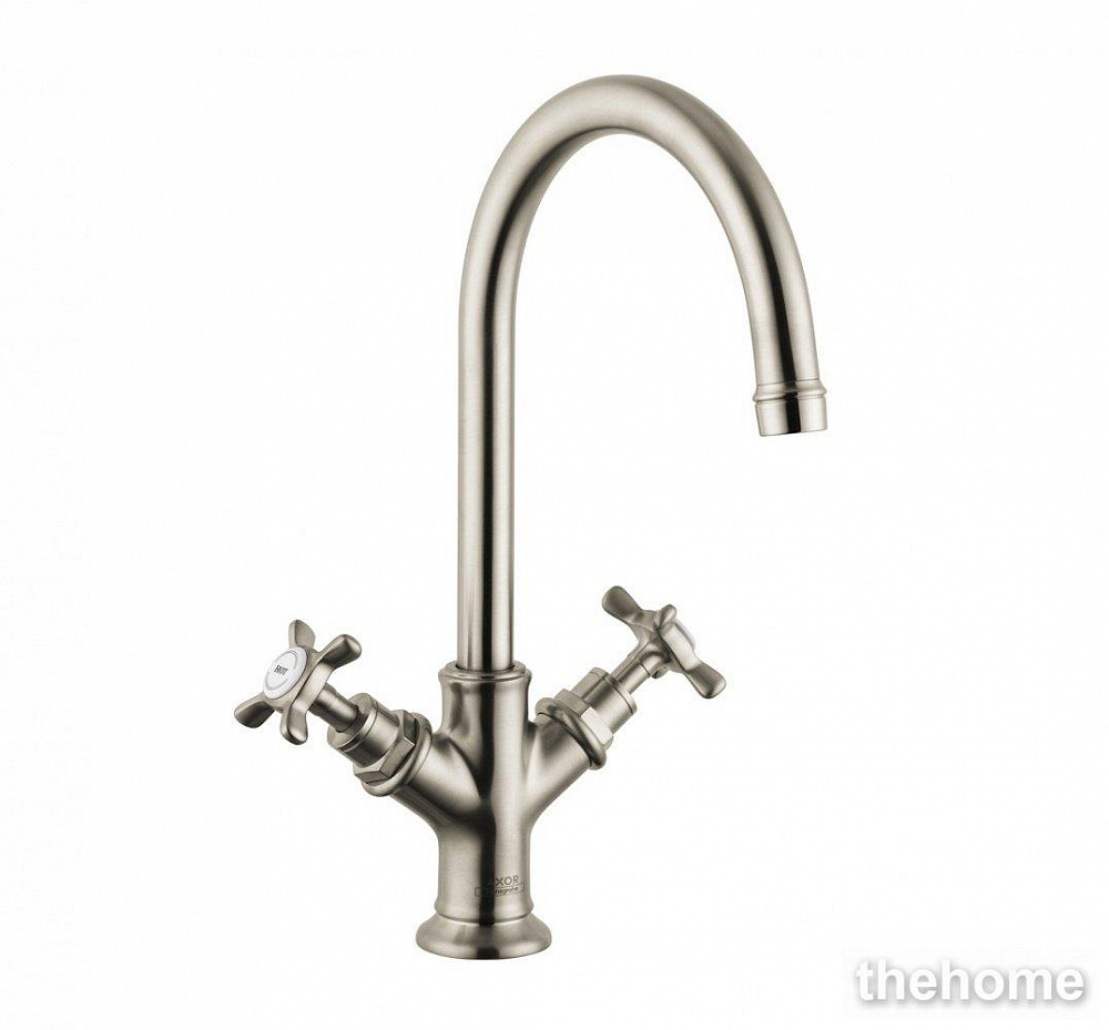 Смеситель для раковины Axor Montreux 16502820, шлифованный никель - TheHome
