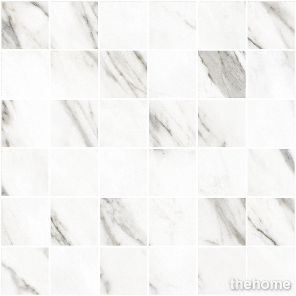 Мозаика MarbleSet Венато Светло-серый 7ЛПР (5х5) 30х30 - TheHome