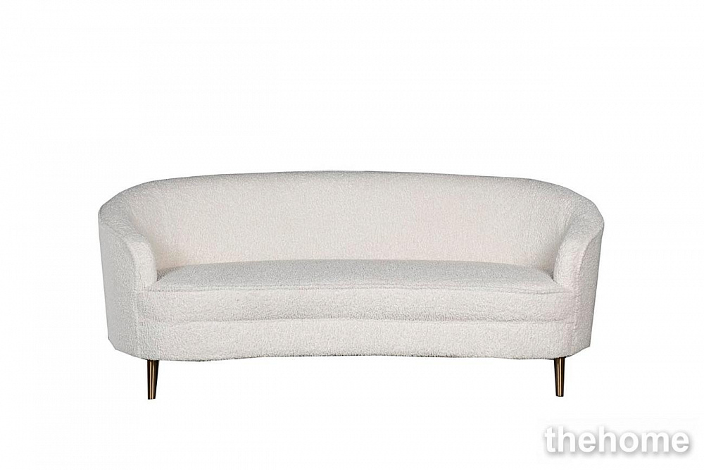 48MY-1289-L CRE Диван двухместный иск.каракуль крем.181*87*71см Garda Decor - TheHome