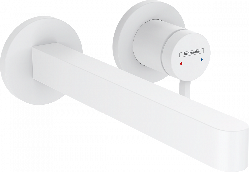 Смеситель Hansgrohe Finoris для раковины 76050700 белый - TheHome