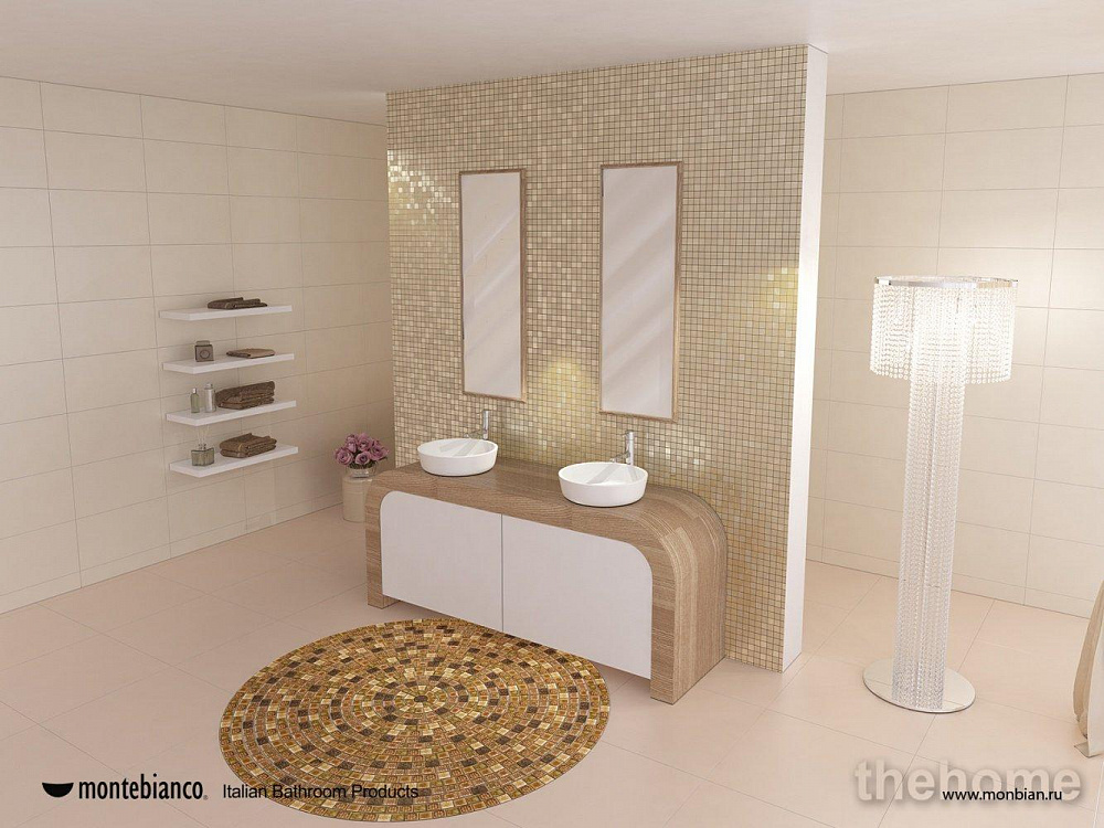 Раковина Montebianco Isola Bella 42x42x11 см - 8