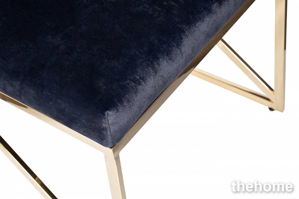 30C-DX-2014 BLU Стул велюр темно-синий/золото 49*65*99см Garda Decor - 4