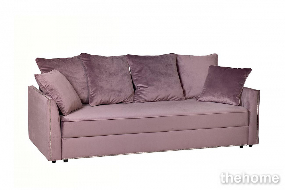 Диван Mores трехмест раскл, велюр пыльн.роза Н-Йорк40 226*103*94 Garda Decor - 2
