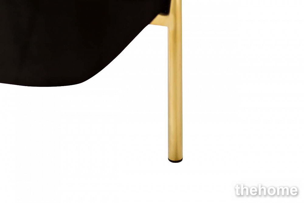 GY-BEN7772GOLD-BL Банкетка велюр черный/золото 42х42х42см Garda Decor - 3