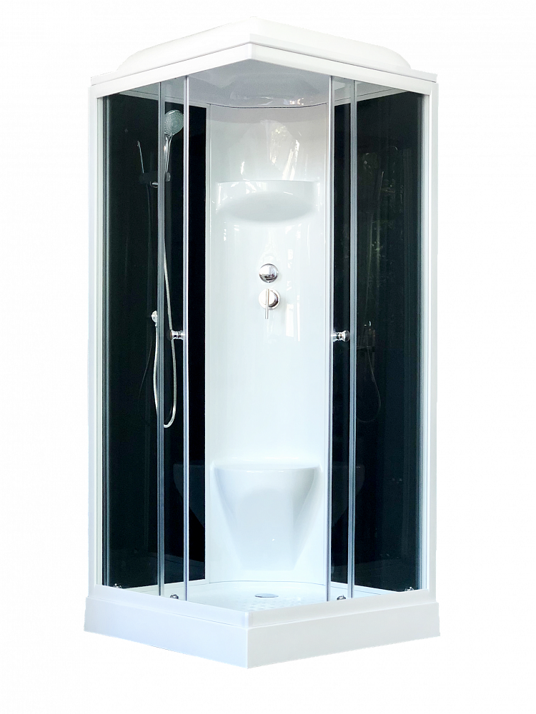 Душевая кабина Royal Bath 80HP6-BT черное/прозрачное - TheHome
