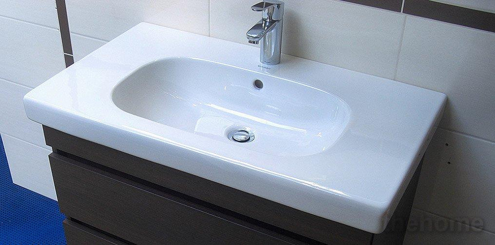Раковина Duravit D-Code 03428500002 85 см встраиваемая сверху - 3