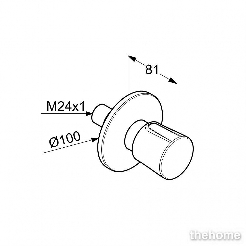 Вентиль Kludi Balance 528158775 черный матовый - 2