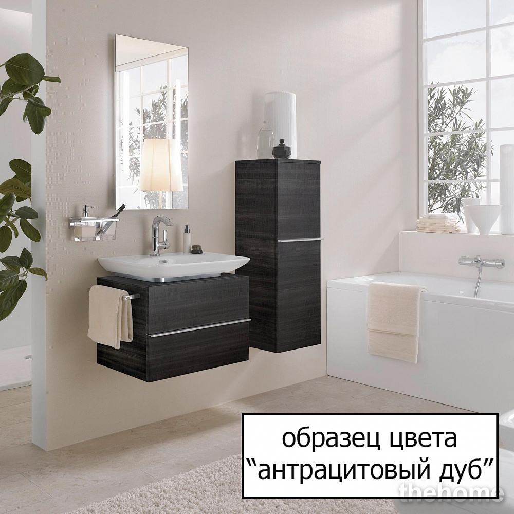 Тумба под раковину Laufen Palace 4.0125.2.075.548.1 антрацитовый дуб - 5