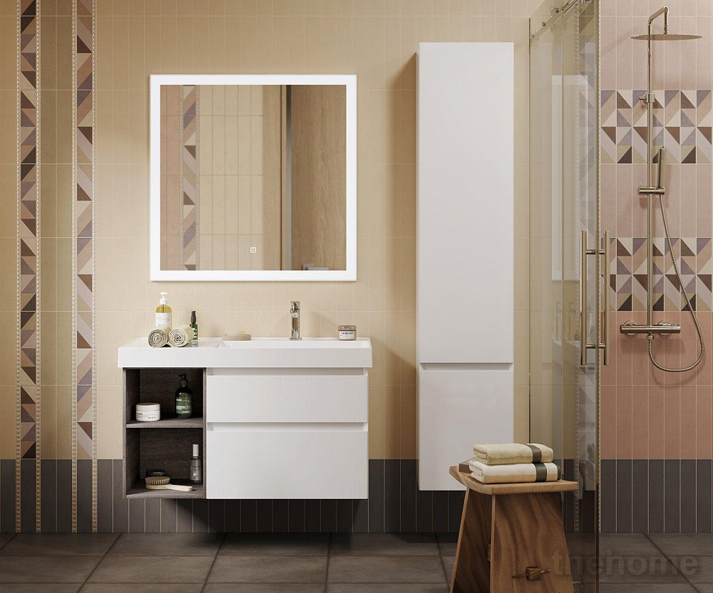 Шкаф-пенал Kerama Marazzi Cubo 35 см CU.165rh\WHT белый - 3