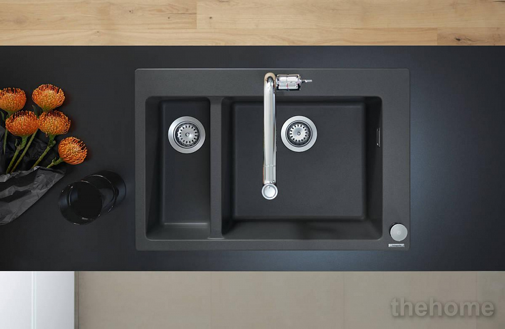 Смеситель Hansgrohe Metris для кухонной мойки 73806000 хром - 8
