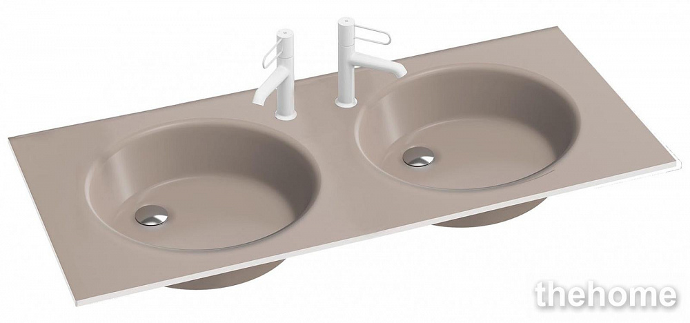 Стеклянная раковина Jacob Delafon Odeon Rive Gauche EB2565-DE3 120 см бронза матовая - TheHome