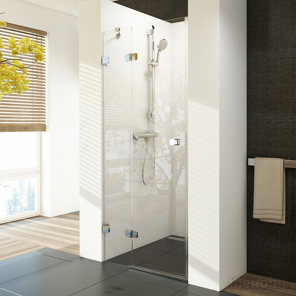 Душевая дверь Ravak BRILLIANT BSD2-90 A-L хром+ прозрачное стекло (890-905) - TheHome