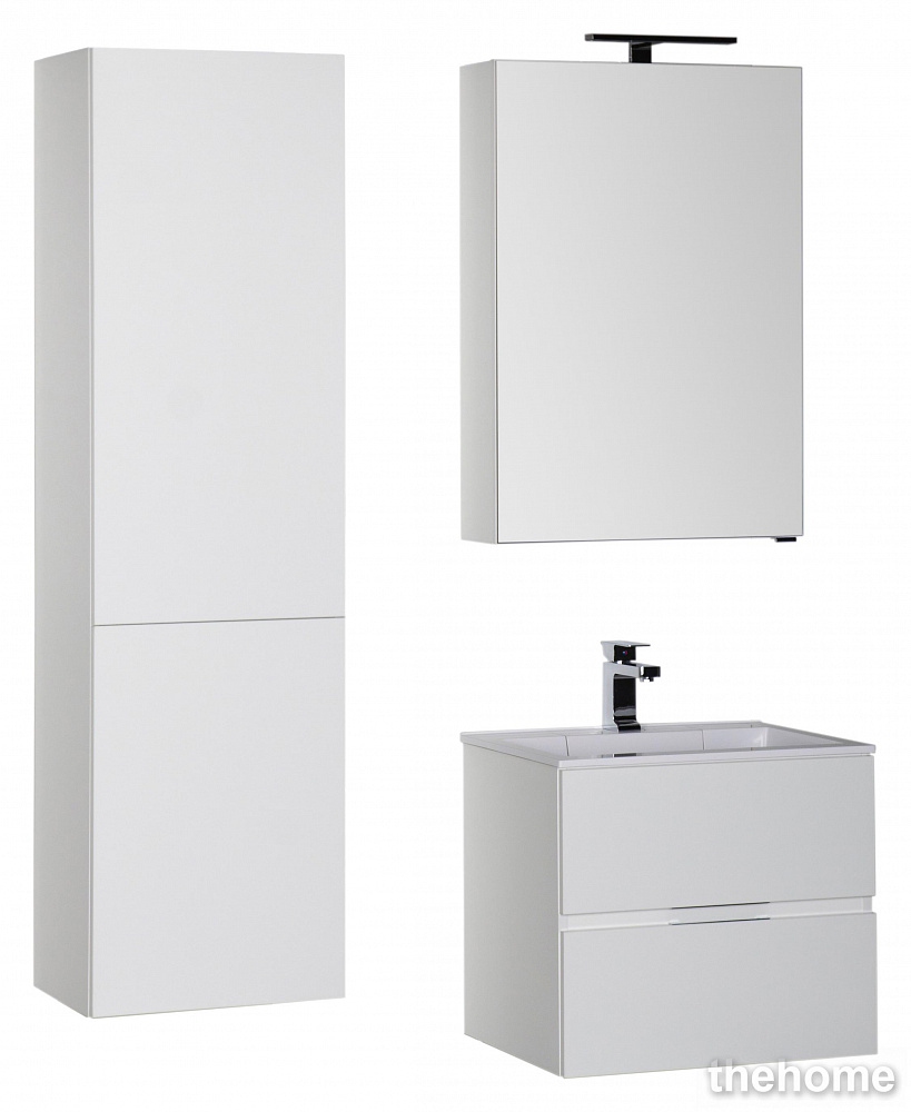 Зеркало-шкаф Aquanet Алвита 60 белый L - 4