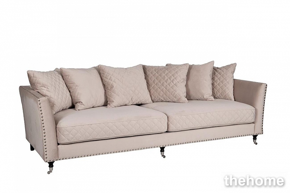 Диван Sorrento 250 трехмест., велюр крем-брюле Bel42 250*101*90 Garda Decor - 2