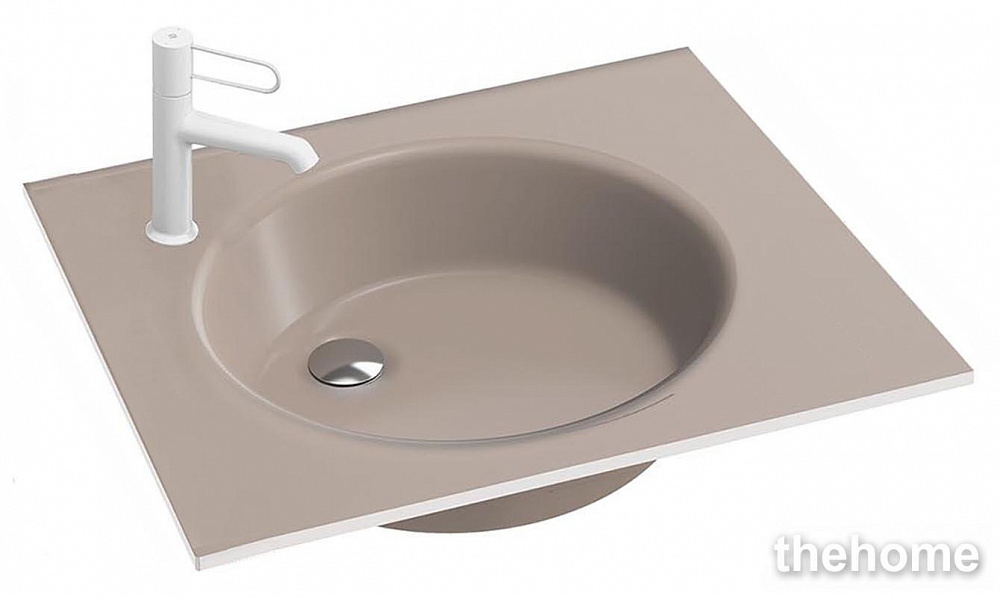Стеклянная раковина Jacob Delafon Odeon Rive Gauche EB2560-DE3 60 см бронза матовая - TheHome