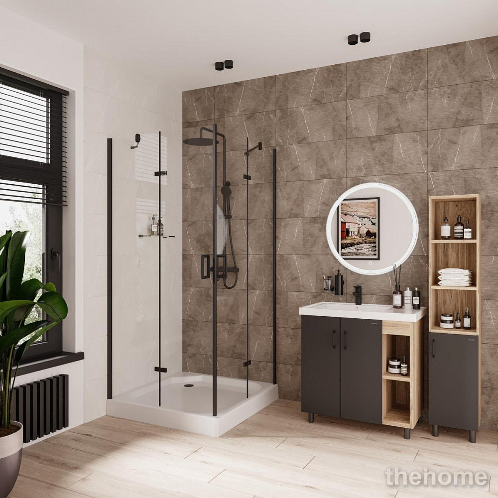 Душевой уголок Niagara Nova 68140811BLACK 100x100 см - 2