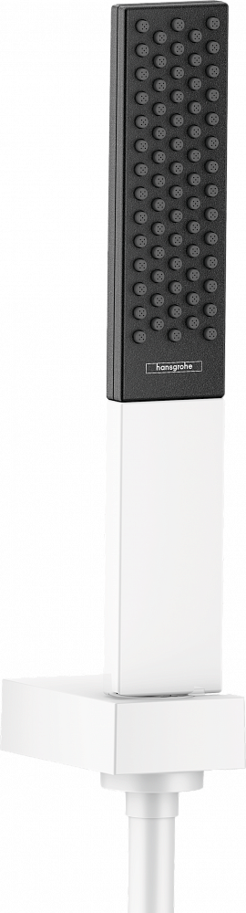 Душевой гарнитур Hansgrohe Rainfinity 100 1jet Porter Set 26857700, матовый белый - TheHome