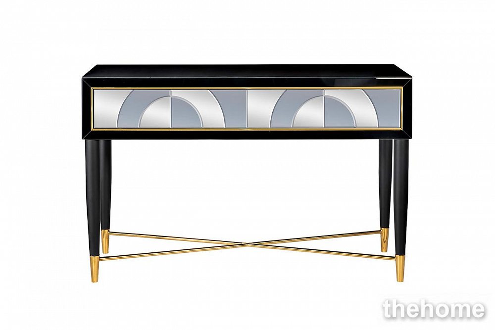 KFG122 Консоль 2 ящика зеркало двухцветное 120*42*75см Garda Decor - TheHome