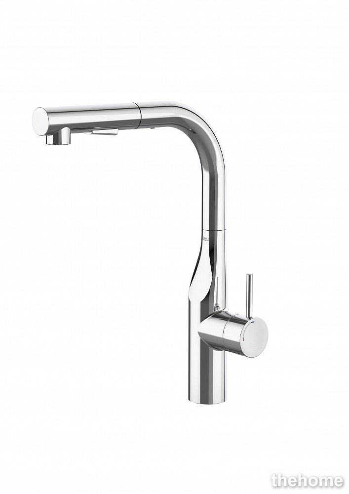 Смеситель Roca Glera 5A854DC00 для кухонной мойки, хром - TheHome