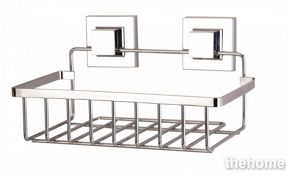 Полка Tekno-tel EF241 самоклеящаяся 1 ярус, хром - TheHome