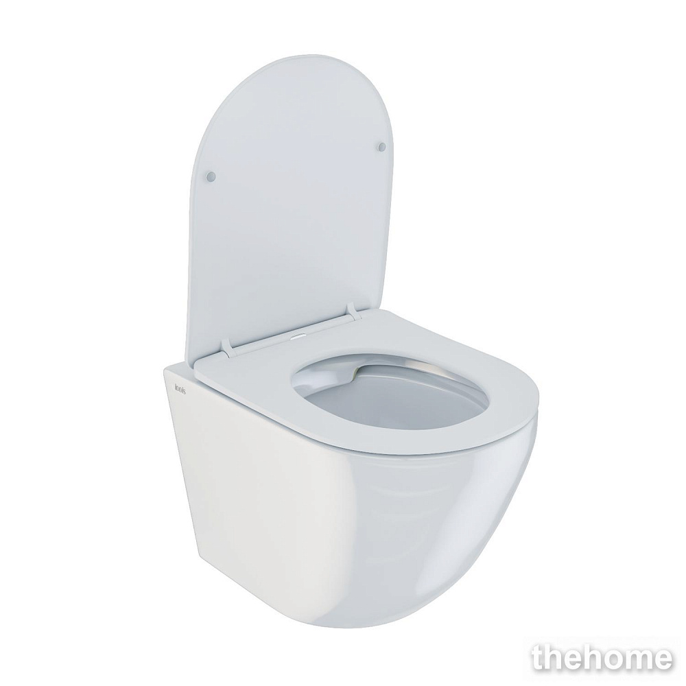 Подвесной унитаз безободковый Iddis Blanco BLARDSEi25 с крышкой-сиденьем микролифт - 5