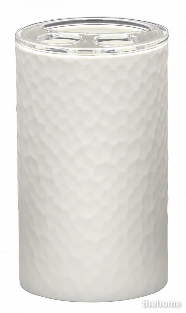 Стакан для зубных щеток Ridder Crimp 2013201, белый - TheHome