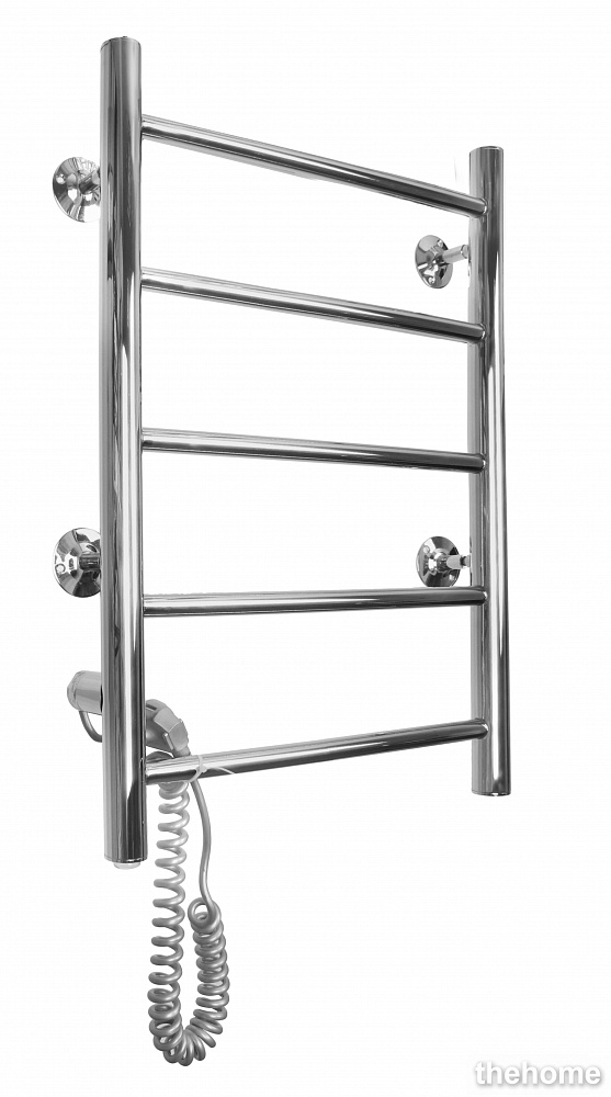 Полотенцесушитель электрический Domoterm Классик DMT 109-5 40х60 EK L, хром - 2