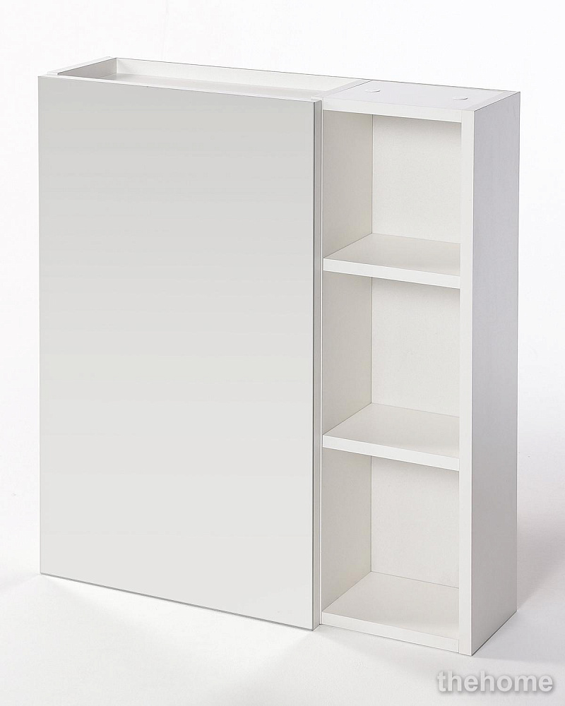 Зеркальный шкаф Orange Optima Op-60ZSW 60x75см белый - 3