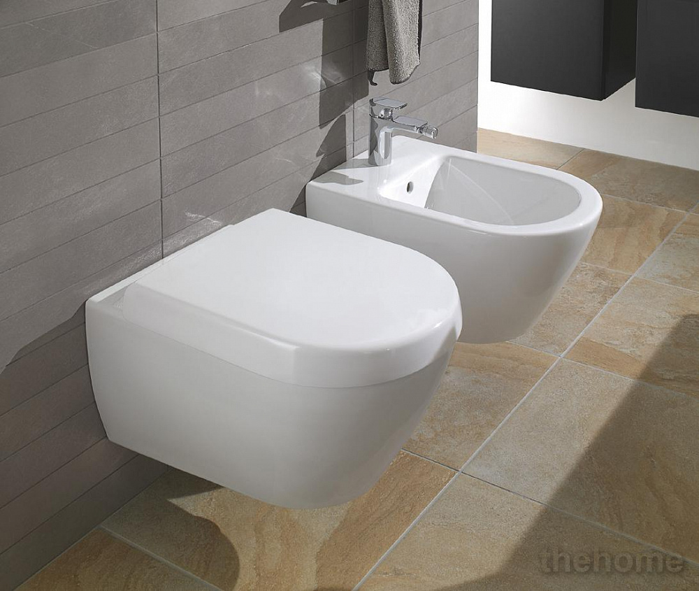 Подвесной унитаз Villeroy & Boch Subway Plus 6604 10R1 660410R1 alpin Сeramicplus - 6