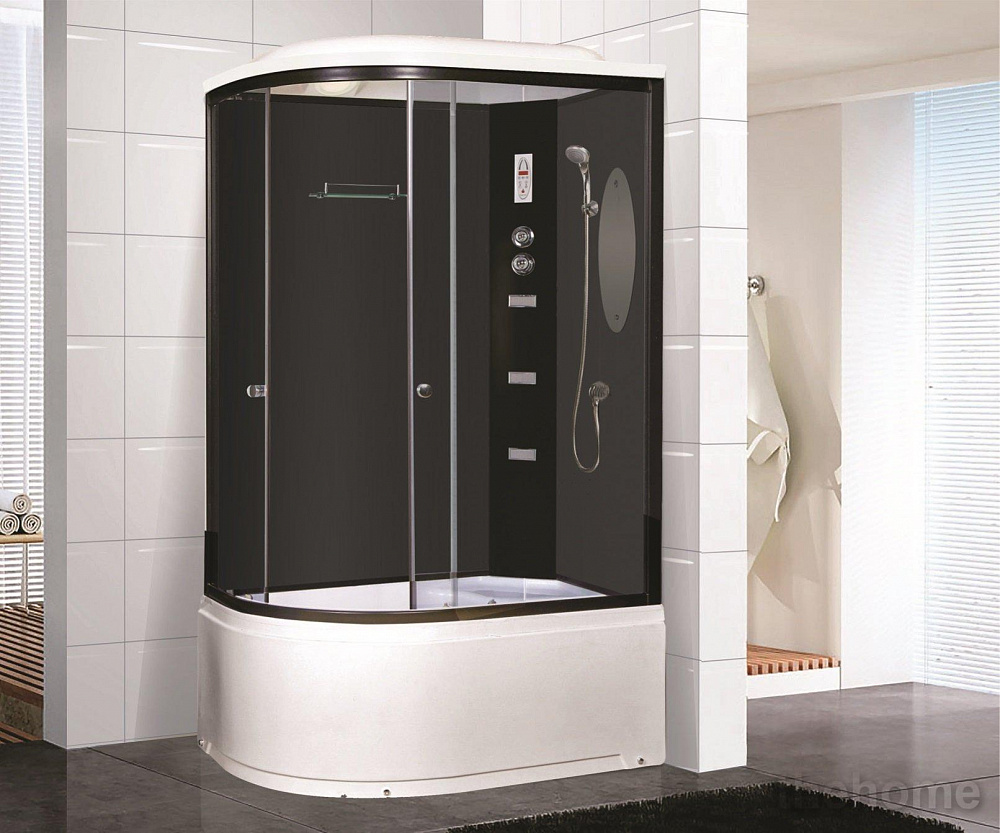 Душевая кабина Niagara Premium NG-214-01RN 120x80x220 правая с гидромассажем стекло тонированное - TheHome