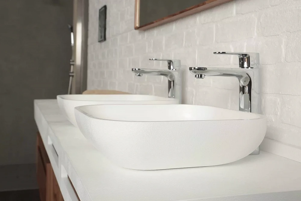 Раковина накладная Acquabella Lavabo ON-TOP LAVABO_ON-TOP_RECTANGLE_SLATE_BLANCO 58х38х11 см blanco - 2