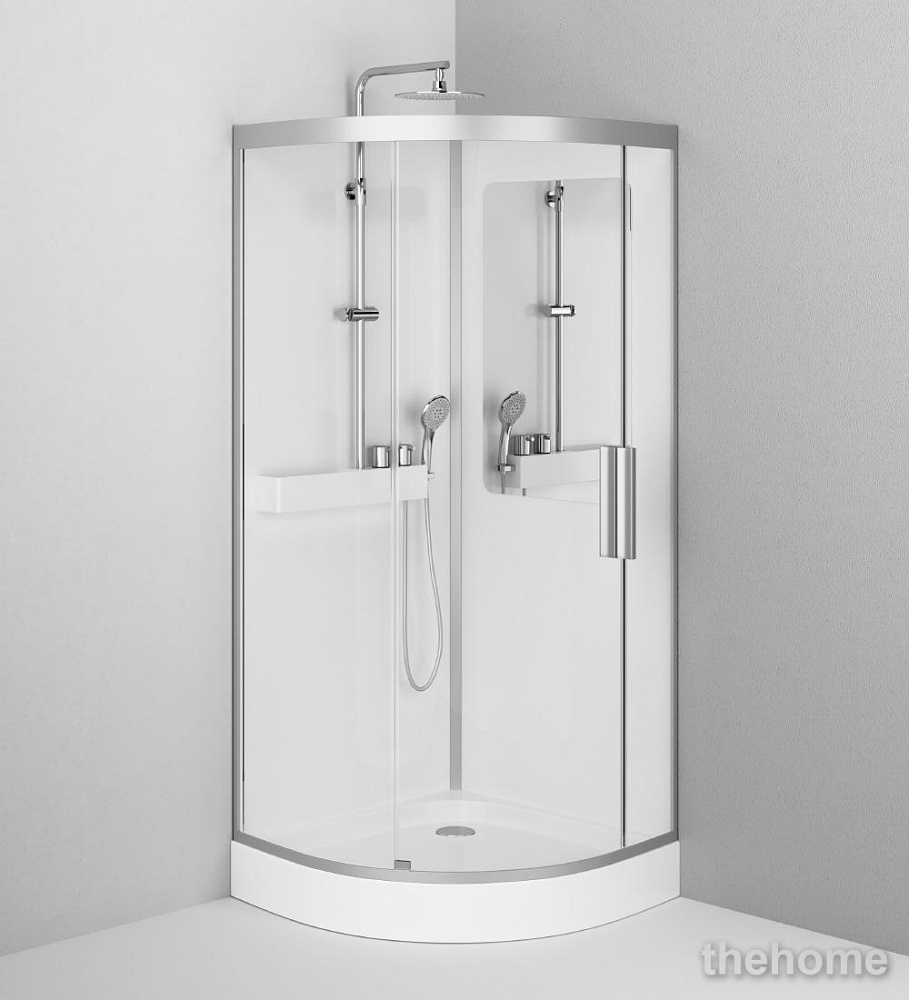 Душевая кабина Am.Pm Like W80C-016-090MTA 90х90 см стекло прозрачное - TheHome