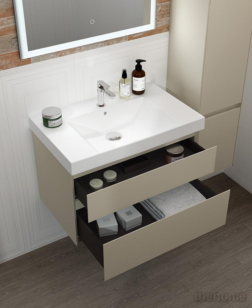 Раковина 80 см Kerama Marazzi Cubo CU.wb.80 белый - 3