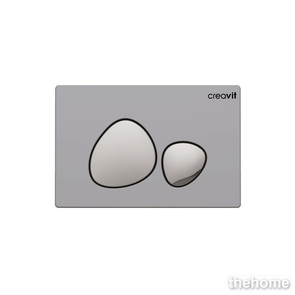 Клавиша смыва для инсталляции Creavit Spa GP7003.00 матовая хром - TheHome
