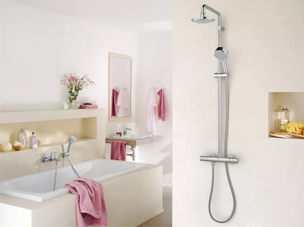 Смеситель Grohe Eurostyle Cosmopolitan 33591002 для ванны с душем - 5