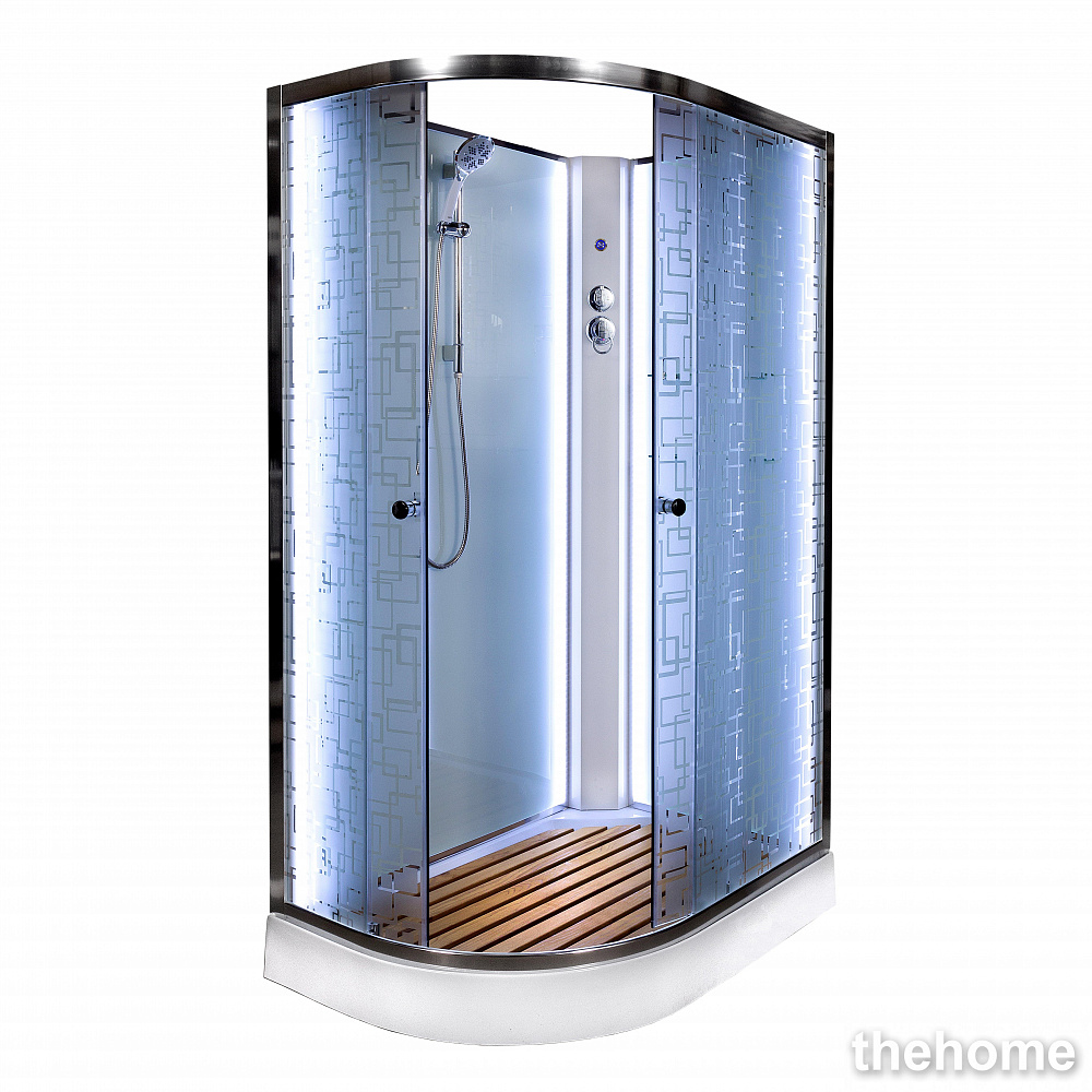 Душевая кабина Deto ЕМ1511 R N LED - TheHome