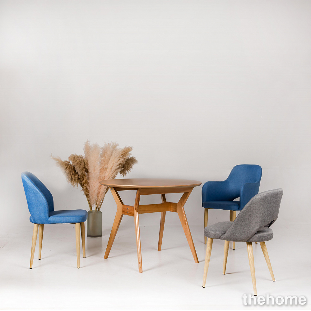 Стол R-Home Нарвик круглый д.960 бук-белый - 4