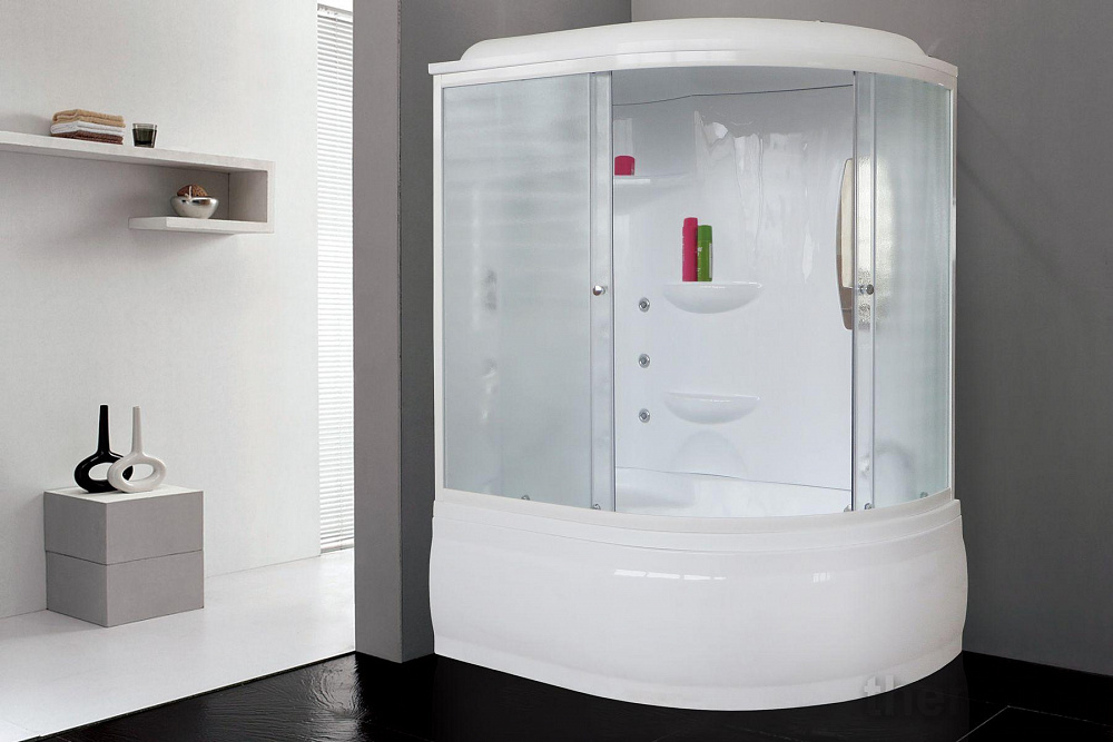 Душевая кабина Royal Bath 140ALP-C матовое левая - 2