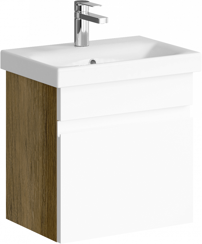 Тумба под раковину Aqwella Smart SRT0105DB 46x46 белый - TheHome