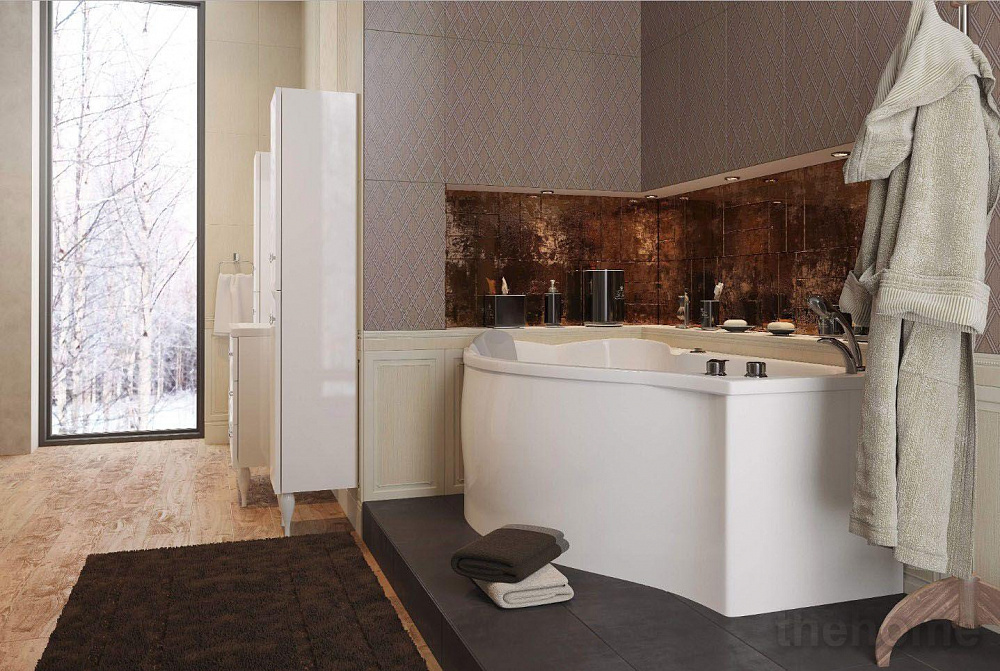 Акриловая ванна 1MarKa Gracia 160x95 L - 4