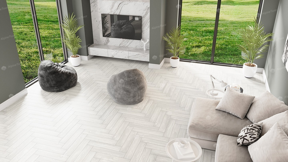Каменно-полимерная плитка Alpine Floor Parquet Light ДУБ АРКТИК ЕСО 13-4 - TheHome