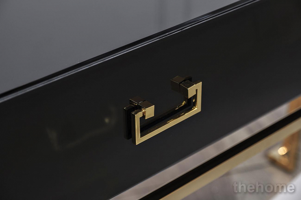 KFG058 Консоль черная 2 ящика  120*42*77см Garda Decor - 4
