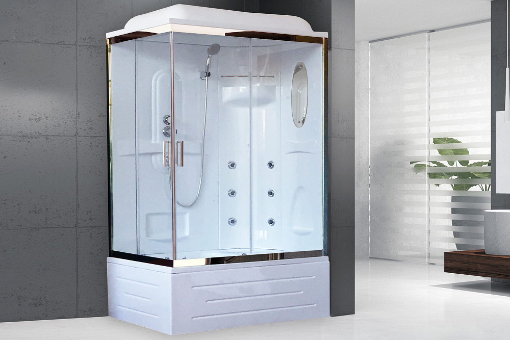 Душевая кабина Royal Bath RB 8100BP2-T-CH (прозрачное) R - 2