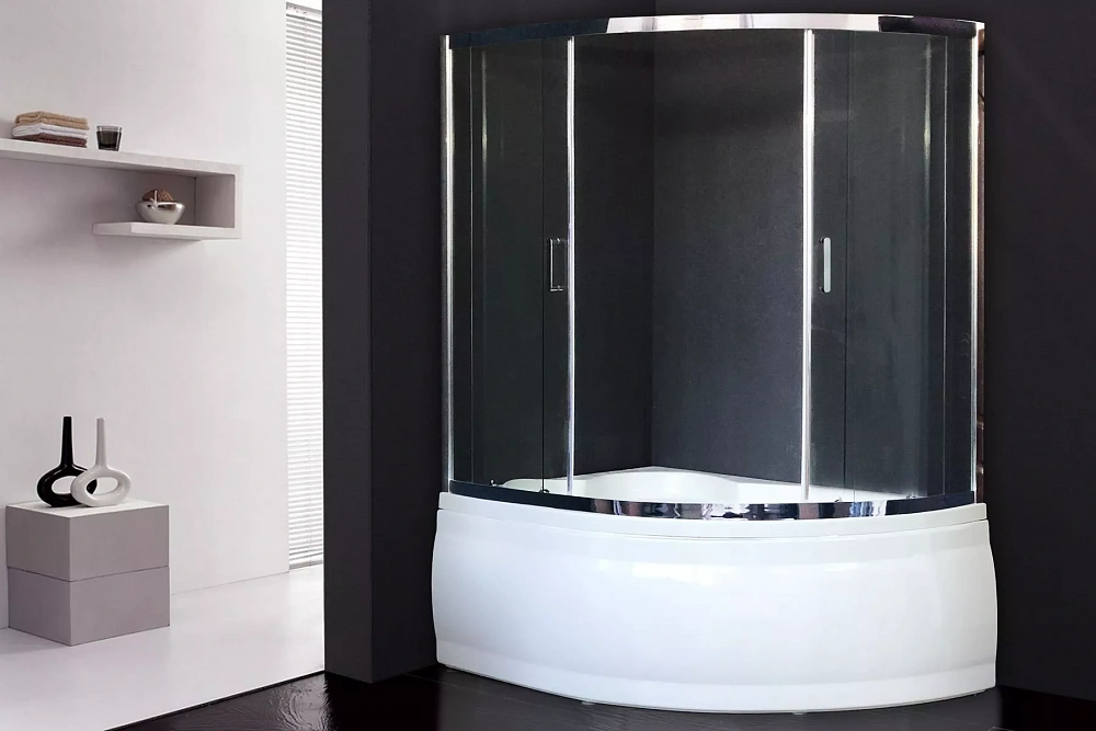 Душевая шторка Royal Bath RB 170ALP-T-CH (хром/6мм прозрачное) - TheHome