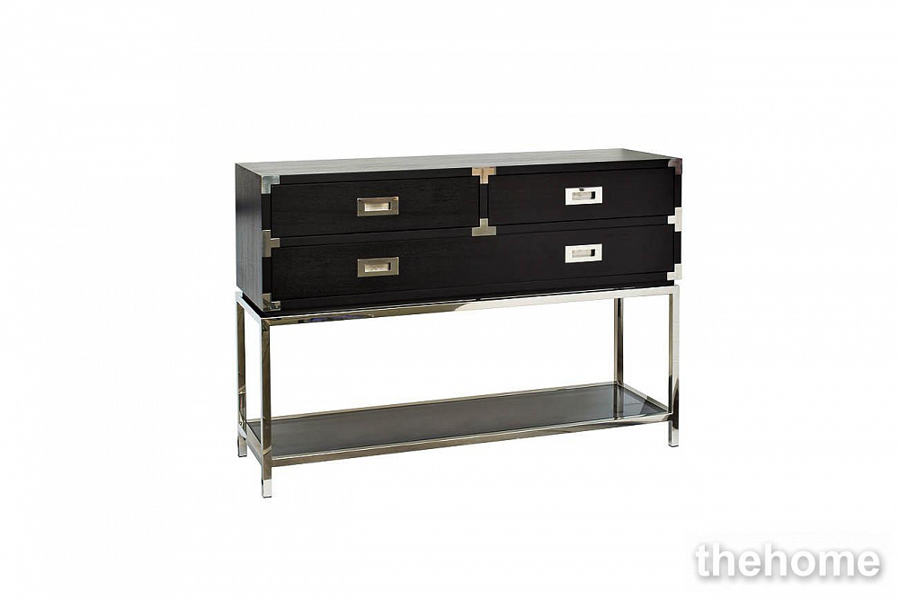 46AS-CT4116-BL Консоль черная 130*40*90см Garda Decor - 2