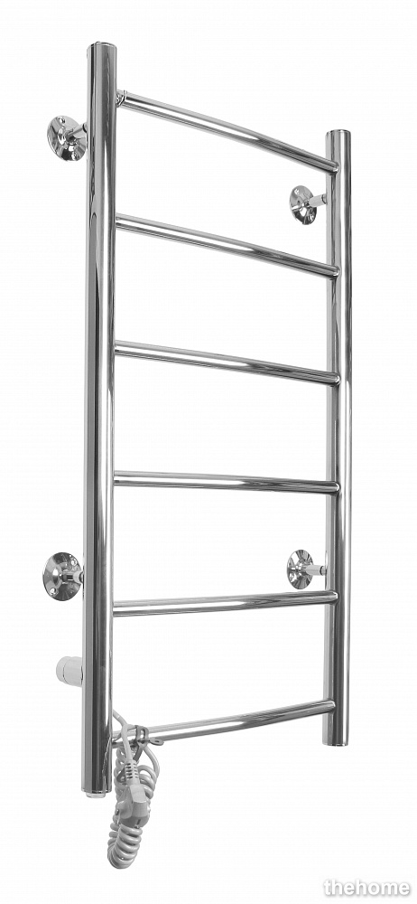Полотенцесушитель электрический Domoterm Классик DMT 109-6 40х81 EK L, хром - 2
