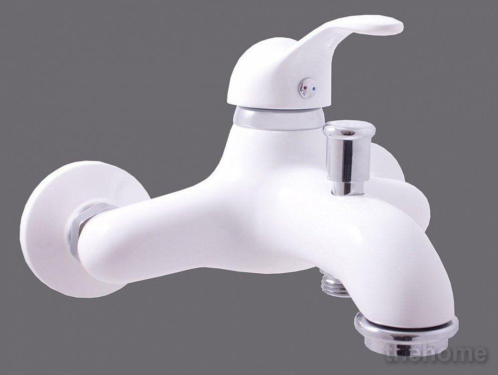 Смеситель для ванны и душа Rav-Slezak Labe L054.5BC, белый/хром - 2