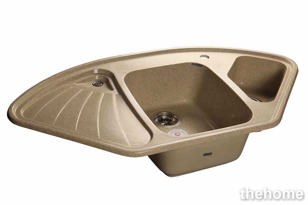 Кухонная мойка GranFest Corner GF-C1040E 430134 песочная - TheHome