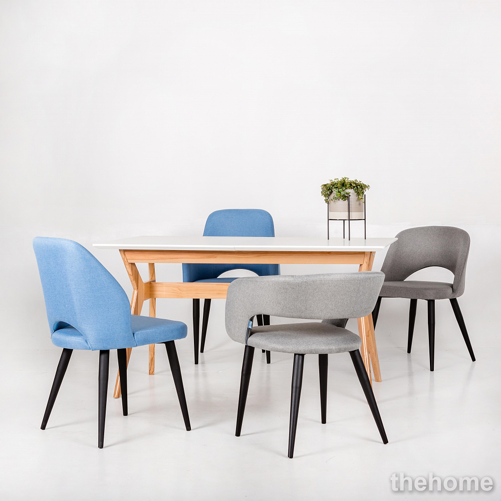 Стол обеденный R-Home Нарвик раскладной 120-160 БУК-Белый - 10